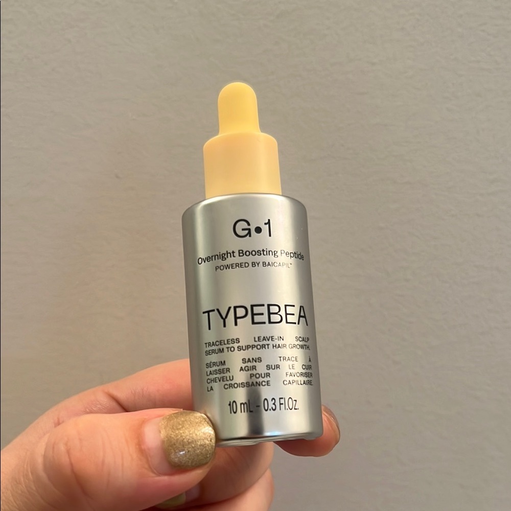 TYPEBEA Overnight Boosting Peptide Hair Serum Thicker/Fuller Hair New 10ml GWP